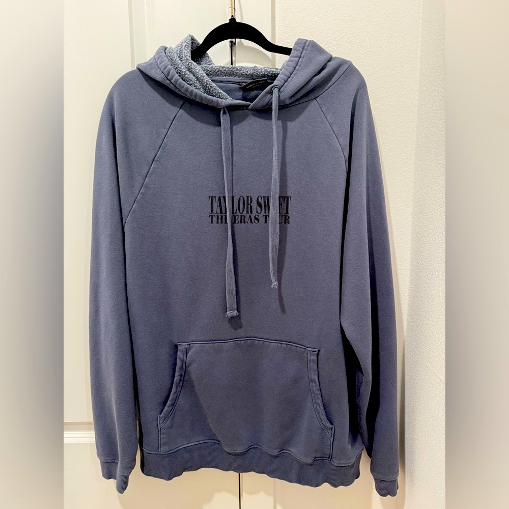 Taylor Swift The Eras Tour Hoodie in Washed Blue - Picture 3 of 5